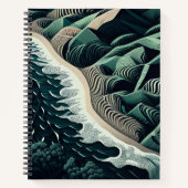 Serene Shores Notizblock (Vorderseite)