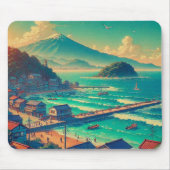 Serene Shores of Fuji Mousepad (Vorne)