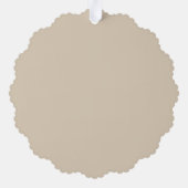 Serene Shores Ornament Karte (Rückseite)