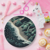 Serene Shores Pappteller (Party)