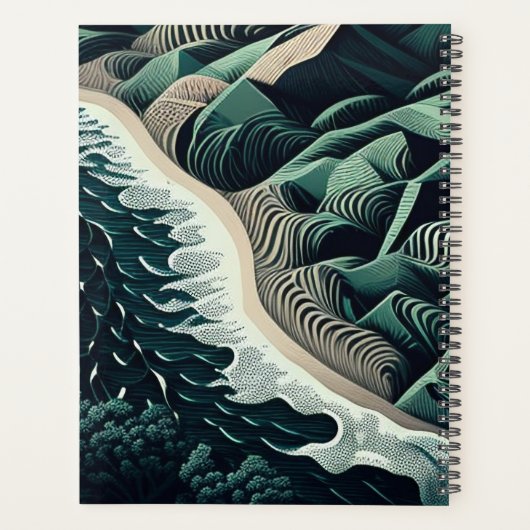 Serene Shores Planer (Rückseite)