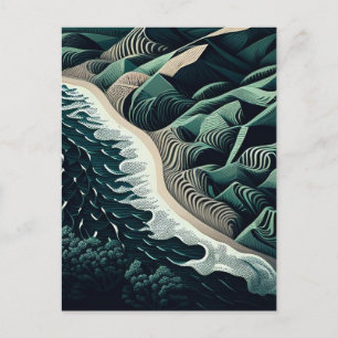 Serene Shores Postkarte