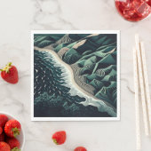 Serene Shores Serviette (Beispiel)