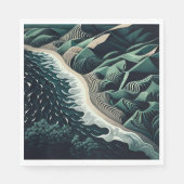 Serene Shores Serviette (Vorderseite)