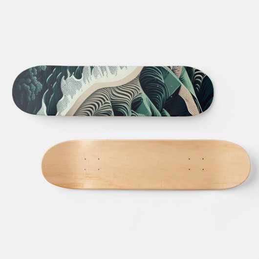 Serene Shores Skateboard (Horizontal)