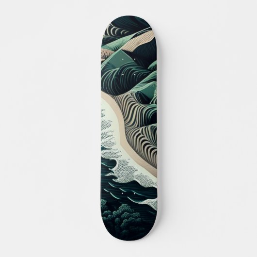 Serene Shores Skateboard (Vorne)