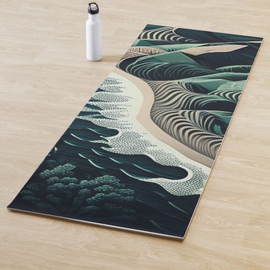 Serene Shores Yogamatte (Beispiel)