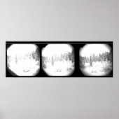 Serene Sierra Snowstorm Poster (Vorne)