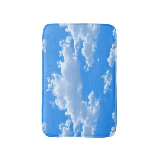 Serene Sky Bath Mat Badematte (Vorderseite Vertikal)