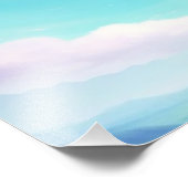 Serene Sky Bloom Fotodruck (Ecke)