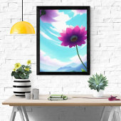 Serene Sky Bloom Fotodruck
