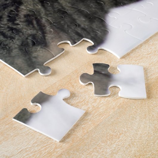 Serene Snow Leopard Puzzle (Seite)