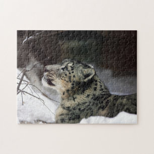 Serene Snow Leopard Puzzle