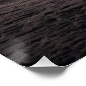 Serene Solitude: Winter Sunrise Lone Tree - Minima Poster (Ecke)