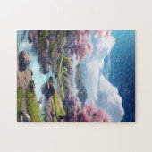 Serene Spring Mountain Puzzle (Horizontal)