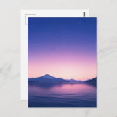 Serene Starry Night Mountain Lake Postkarte (Vorne/Hinten)