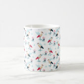 Serene Stork Sanctuary - Eleganter Teich Szene Kaffeetasse (Mittel)