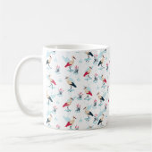 Serene Stork Sanctuary - Eleganter Teich Szene Kaffeetasse (Links)