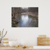 Serene Stream Poster (Küche)