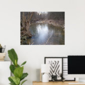 Serene Stream Poster (Heimbüro)