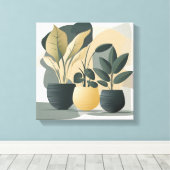 Serene Succulents Leinwanddruck (Insitu (Holzboden))