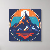 Serene Summit Graphic Leinwand (Vorderseite)