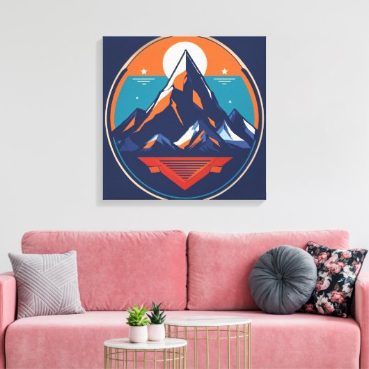 Serene Summit Graphic Leinwand (Insitu (Wohnzimmer))