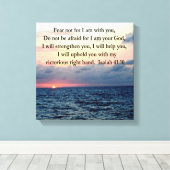SERENE SUNRISE ISAIAH 41:10 LEINWANDDRUCK (Insitu (Holzboden))