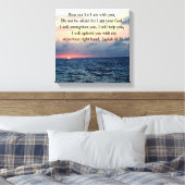 SERENE SUNRISE ISAIAH 41:10 LEINWANDDRUCK (Insitu (Schlafzimmer))
