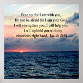SERENE SUNRISE ISAIAH 41:10 POSTER (Vorne)