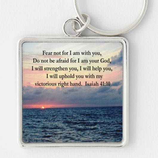 SERENE SUNRISE ISAIAH 41:10 SCHLÜSSELANHÄNGER (Vorne)