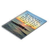 SERENE SUNRISE JEREMIAH 29:11 SCRIPTURE DESIGN NOTIZBLOCK (Linke Seite)