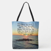 SERENE SUNRISE JEREMIAH 29:11 SCRIPTURE DESIGN TASCHE (Rückseite)