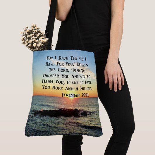 SERENE SUNRISE JEREMIAH 29:11 SCRIPTURE DESIGN TASCHE (Von Nahem)