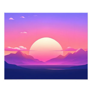 Serene Sunset Dreamscape Fotodruck