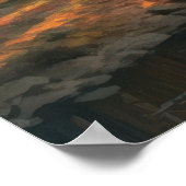 Serene Sunset im Herbst Japanischer Wald Kunst und Poster (Ecke)