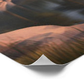 Serene Sunset Over Mountain Lake Poster (Ecke)