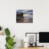 Serene Sunset Shore Poster (Heimbüro)