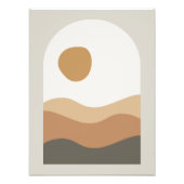 Serene Sunset über den Bergen Fotodruck (Vorne)