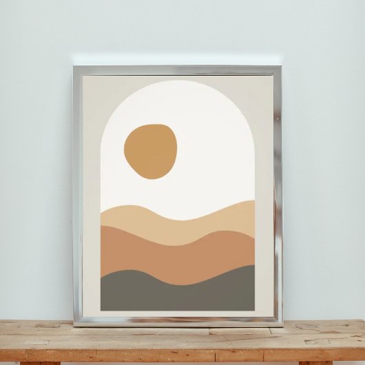 Serene Sunset über den Bergen Fotodruck