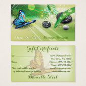 Serene Sunshine Therapeutin Geschenkkarte (Vorne & Hinten)