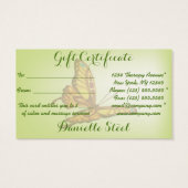 Serene Sunshine Therapeutin Geschenkkarte (Rückseite)