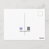 Serene Swan & Dragonfly Beileid Postkarte (Rückseite)