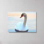 Serene Swan Leinwanddruck (Vorderseite)