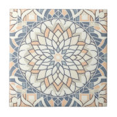 Serene Symmetry: Pastellharmonie Fliese (Vorderseite)