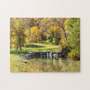Serene Szene an der Dogwood-Bucht Puzzle