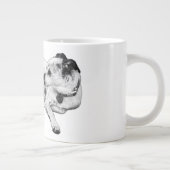 Serene Terrier Moment Jumbo-Tasse (Rechts)