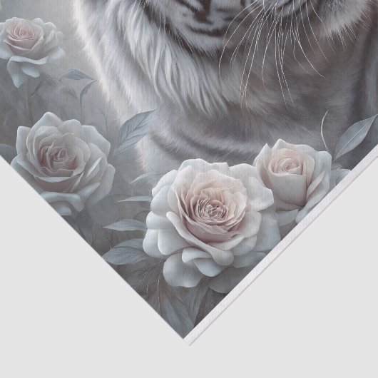 Serene Tiger Decoupage Seidenpapier (Ausschnitt)