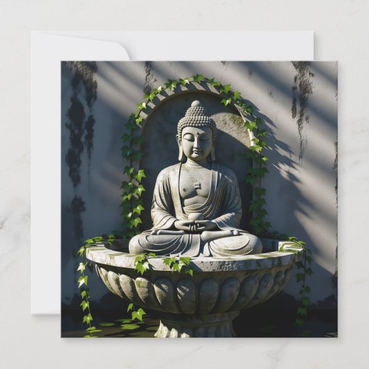Serene Tranquil Buddha Fountain (Vorderseite)