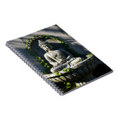 Serene Tranquil Buddha Fountain Notizblock (Rechte Seite)